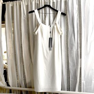 NWT Halstone Heritage Chalk Cold Shoulder Tank